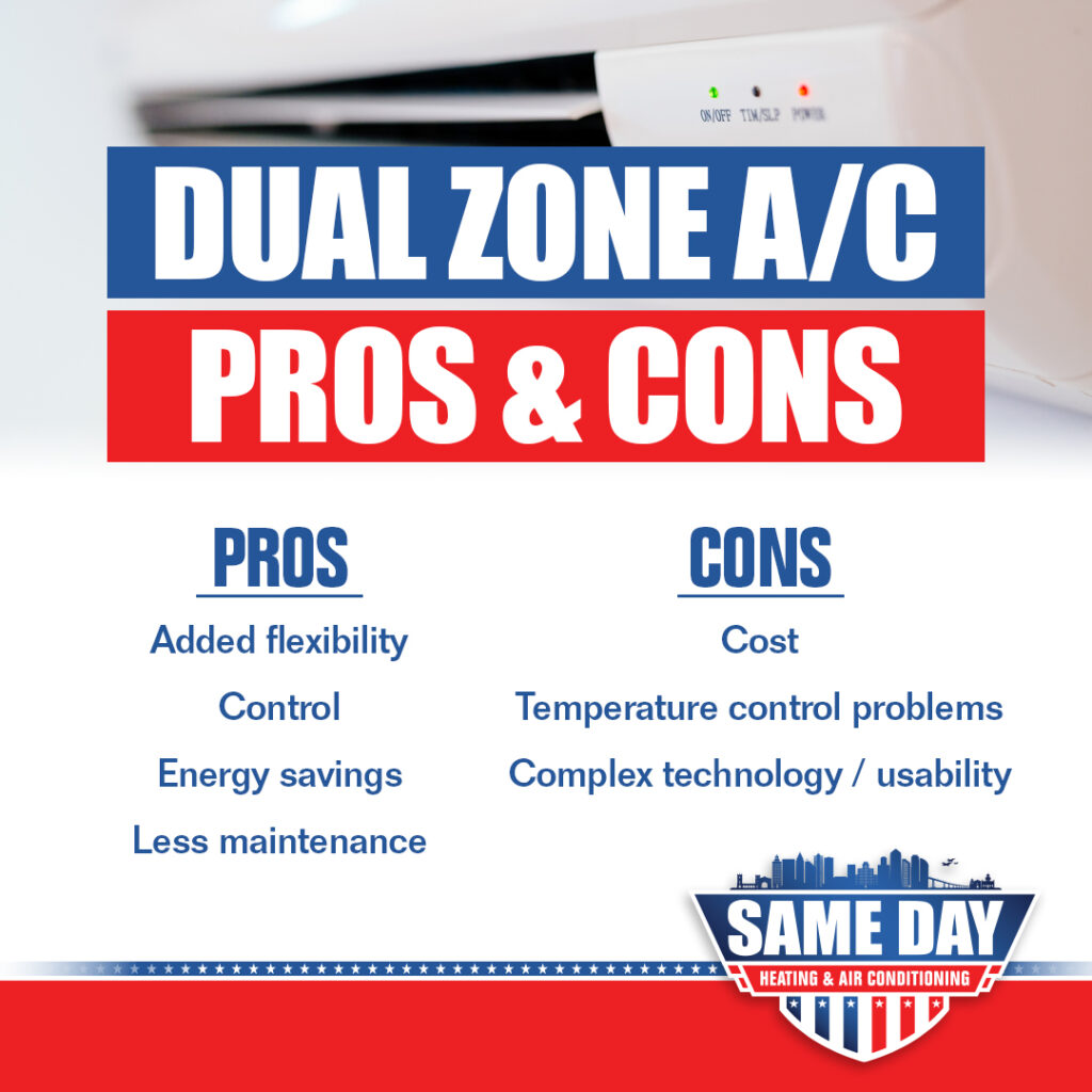 dual zone AC pros and cons