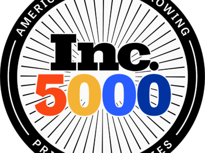 Inc. 5000 Color Medallion Logo