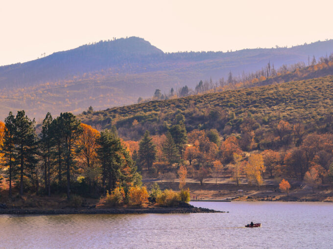 Sunset Over Lake Cuyamaca