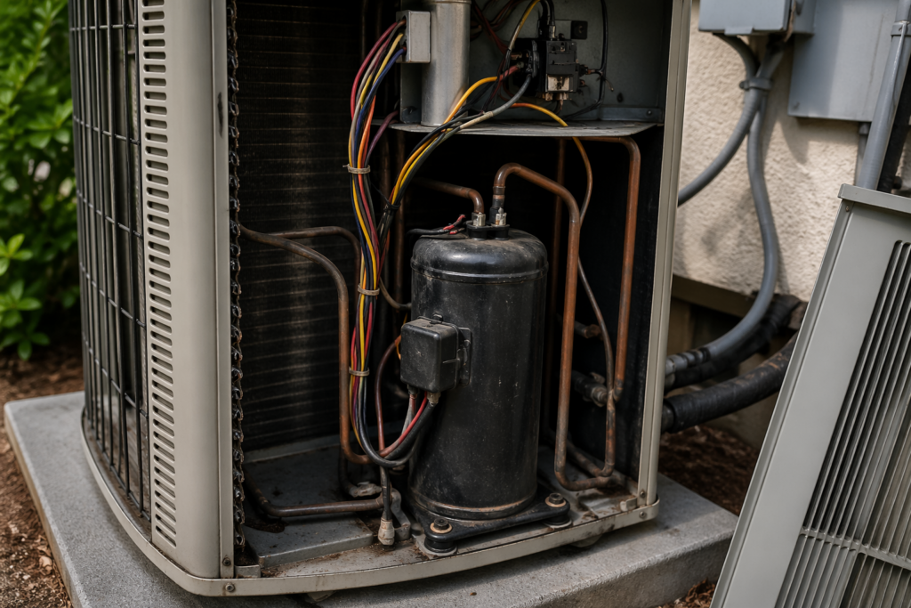 AC Compressor in a unit